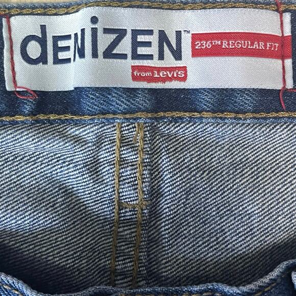 Levi’s Denizen 236 regular fit blue denim jeans straight leg 5 pocket women’s 30 - Picture 3 of 5
